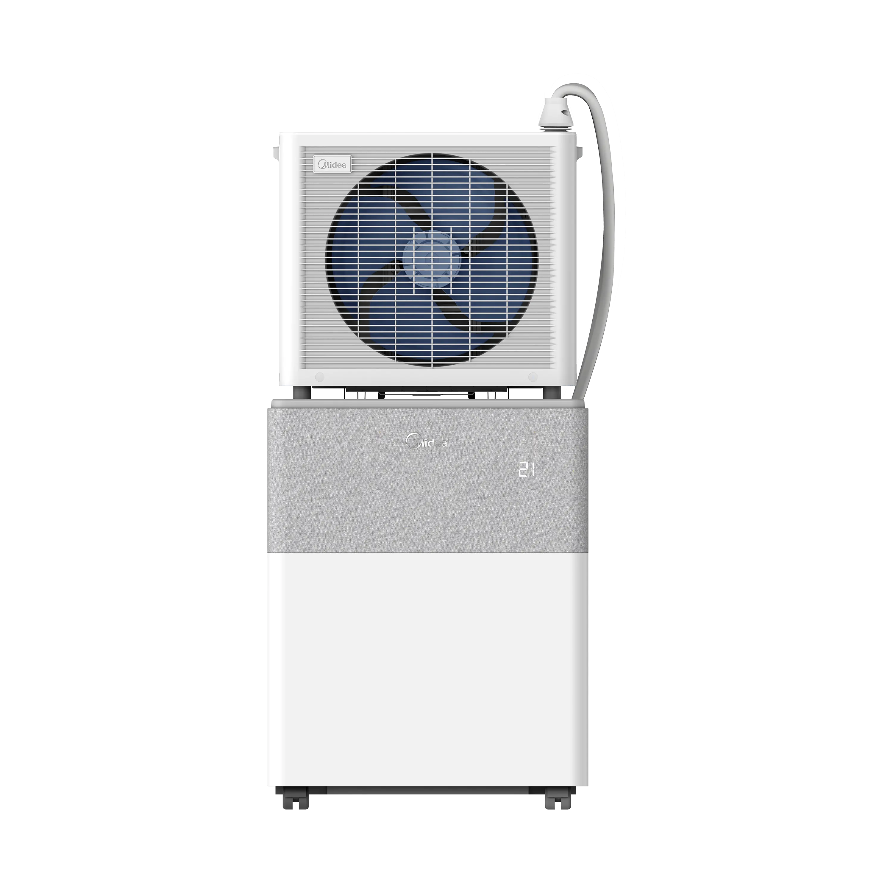 PortaSplit split air conditioner with its indoor and outdoor units
